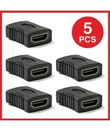 5 x HDMI to HDMI Coupler Extender Female Joiner Adapter Coupling Connect... - $12.65 CAD