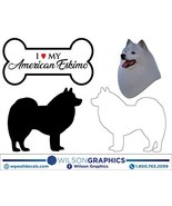 American Eskimo - Dog Breed Decals (Set of 16) - Sizes in Description - $14.95