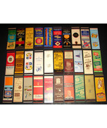 30 1930-1950s MATCH COVERS Chocolate Bread Candy Theatre Drugs Yacht Har... - £27.51 GBP