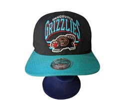 Vancouver Grizzlies Mitchell &amp; Ness NBA Snapback Hat RARE Cap - £13.75 GBP