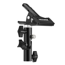 NEEWER Photo Studio Heavy Duty Metal Clamp Holder with 5/8" Light Stand Attachme - £28.89 GBP