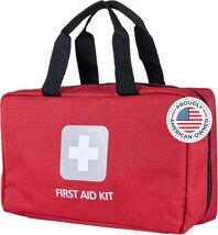 First Aid Kit Hospital Supplies Emergency Survival BAG Gauze Scissor Ban... - $19.59