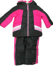 Pacific Trail Girls 2 pc Snowsuit Bibs Pants and Jacket Coat 12 Months New - £27.07 GBP
