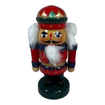 Vintage Nutcracker Toy Soldier Guard Drum Wooden Christmas Traditional 5... - £22.41 GBP