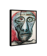 Framed Genius 2 Pablo Picasso Self-portrait Facing Death Oil Canvas Art ... - $40.08 CAD+