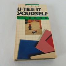 U-Tile It Yourself Floors VHS 1987 DIY Home Tile Projects Easy For Beginner - $5.95