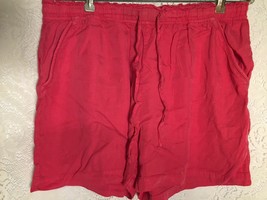 Falls Creek Women&#39;s Shorts Size Large Hot Pink Print Girls Ladies - £3.12 GBP