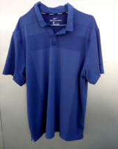 Nike Golf Zonal Cooling Blue Polo Shirt L - £22.60 GBP