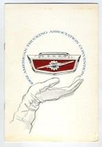 American Trucking Association Lunch Menu Conrad Hilton Chicago 1962 FORD  - £32.63 GBP