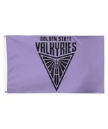 Golden State Valkyries 90cmx150cm/3x5FT Logo 1-Sided Deluxe Flag - $380.13 MXN