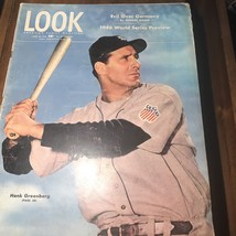 Look Magazine Vintage April 30, 1946 World Series Preview Hank Greenber - £19.43 GBP