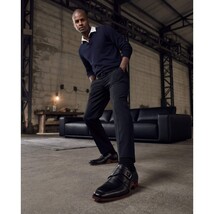 The Hagrid Black Single Monk Strap Handmade Men Shoe image 13