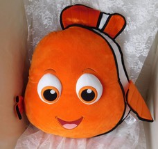 Disney Store Plush Pillow - Extra Large Nemo from Finding Nemo - 20&quot; x 20&quot; x 2&quot; - £23.48 GBP