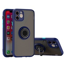 Rugged 360° Magnetic Ring Case for iPhone 12 Pro Max 6.7″ DARK BLUE - £6.12 GBP