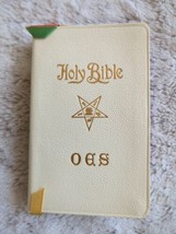 Order of Eastern Star Bible OES Leather Bound Holman Bibles In Box Vtg 1941 - £26.14 GBP