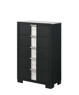 Black 5-Drawer Chest | Modern Wooden Bedroom Furniture - $939.96 CAD