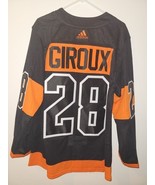 ADIDAS AUTHENTIC NHL PHILADELPHIA FLYERS GIROUX  BLACK PRIMEGREEN JERSEY... - $98.99