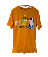 Adidas Mens “Denver Nuggets Baketball&quot; Crew Neck T-Shirt Gold-Small - $357.32 MXN