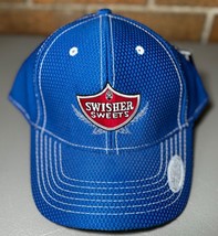 NWT Swisher Sweets Cigars Blue Cap Strapback Hat Logo Graphic AHEAD perf... - £15.98 GBP