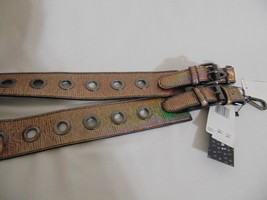 Street Level Purse Guitar Strap Lizzy Disco Metallic Wide Faux Leather E... - $11.57