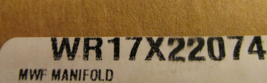 Ge Refrigerator Water Filter Manifold - WR17X22074 - New! (Open Box) - $44.99