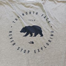 The North Face Standard Fit Men's Cotton Blend Gray Casual Outdoors T-Shirt XL image 7