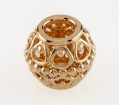 Pandora 14k Yellow Gold Gilded Cage Charm 750458 Retired - £203.36 GBP