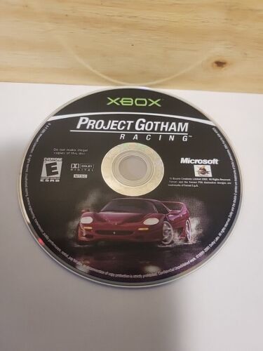 Project Gotham Racing (Xbox, 2001) Disc Only - $7.19