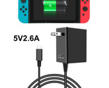 For Nintendo Switch &amp; Pro Controller Ac Power Supply Adapter Wall Travel... - $15.99