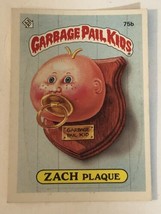 Garbage Pail Kids 1985 trading card Zach Plaque - £3.88 GBP