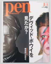 David Bowie Pen with New Attitude Magazine February 2017 #421 - 2/1 Japan - £14.59 GBP