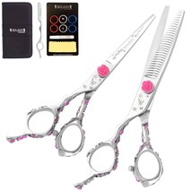 Washi Beauty - Lefty Pink Rosebud Set 5.5 Shear, 30 Tooth Thinner, Razo... - $299.00