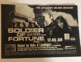 Soldier Of Fortune Inc Print Ad Advertisement Brad Johnson Atlanta Tpa14 - £4.67 GBP