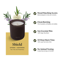 Sprig by Kohler Scented Aromatherapy Candle, Shield (Tea Tree & Rosemary), 8 Oz  image 3