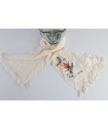 Vintage 40s 50s Chinese Year of the Rooster Beijing Hand Embroidered Sil... - $1,800.66 MXN