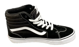 Vans Shoes Kids Size 7 Off The Wall SK8 Hi Sneakers Black White Hi Tops ... - £17.17 GBP