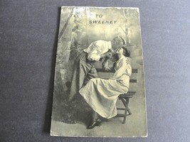 Tell it to Sweeney! -1917 Postmarked Romance Romantic Postcard. - £9.29 GBP