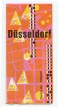 Dusseldorf Germany Brochure With Color Pictorial Map 1960 - £14.01 GBP