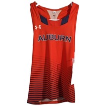 Auburn Tigers Womens Track Singlet Orange Small Fitted Running Tank Under Armour - £22.44 GBP
