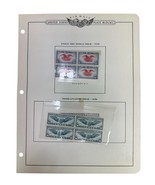 Plate Blocks of 4 Eagle and Shield Issue 1938 &amp; Trans Atlantic Issue 193... - $639.32 MXN