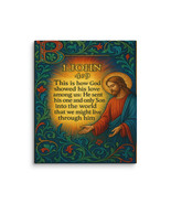 John 4:9 Bible Verse Canvas Wall Art - Christian Decor 20x24 Print  - $49.00