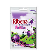 Ribena Blackcurrant Pastilles Confectionery Sweet Candy Vitamin C HALAL 40g - £16.29 GBP