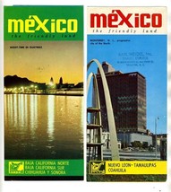 4 Mexico Friendly Land Brochures Campeche Guanajuato Nuevo Leon Baja California - £19.56 GBP
