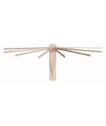 8 ARM WALL LAUNDRY DRYING RACK - Amish Handmade Folding Clothes Hange 54... - $115.52 CAD