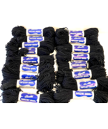 Lot of 17 Bucilla Tapestry Pure Virgin 100% Wool Yarn Black 199 Lot 2543... - $89.09