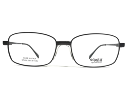 Safilo Large Eyeglasses Frames ELASTA E7162/N JVX Black Square 58-17-150 - £58.93 GBP