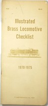 Rare Illustrated Brass Locomotive Checklist Guide 1970-1975 Ladd Publica... - $6.00