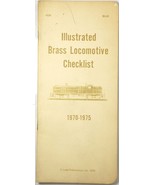 Rare Illustrated Brass Locomotive Checklist Guide 1970-1975 Ladd Publica... - $6.00