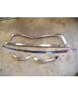 1964 CHRYSLER 300 FRONT WINDOW WINDSHIELD TRIM OEM COMPLETE SET - $4,211.64 MXN