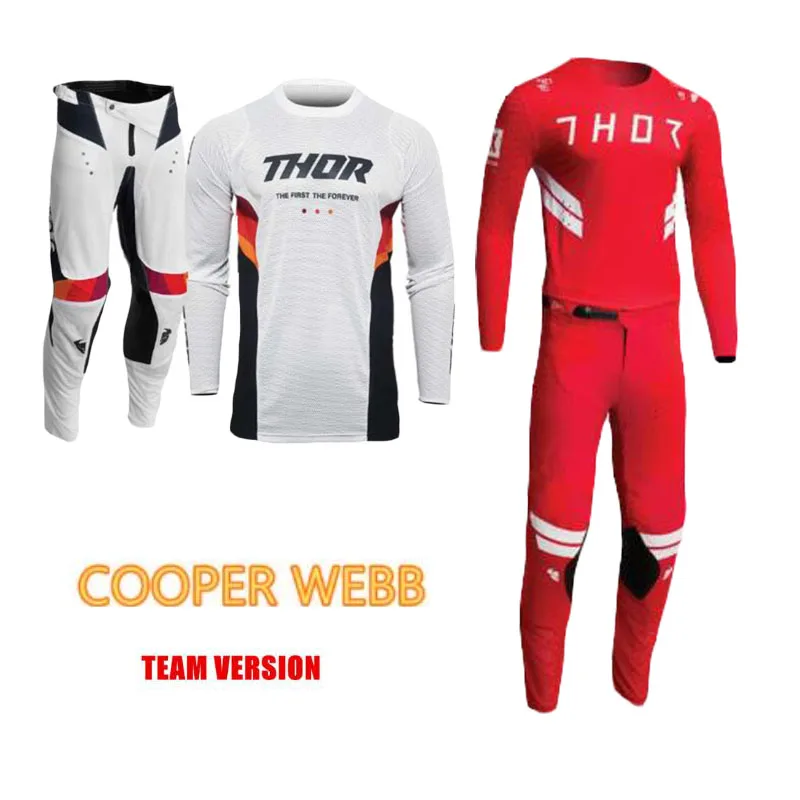 New Adult Cooper Web Team Version MX Motocross Gear Set MTB BMX ATV Dirt... - $101.13